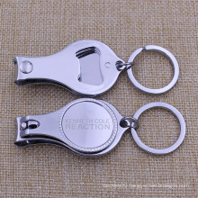 Stock Chrome Finish Nail Clipper with Laser Engraving Logo